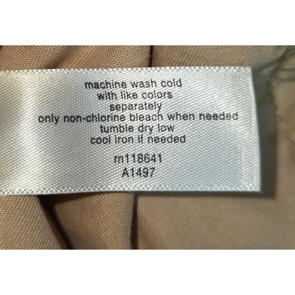 Lane Bryant Tencel Twill Cargo Military Utility Jacket Tan Plus Size: 14/16 NWOT - Picture 8 of 9
